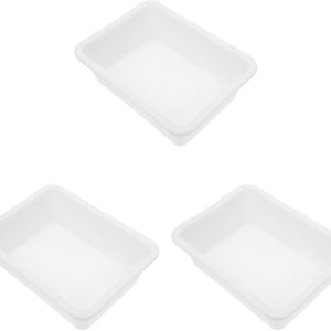 Lab Trays ULTECHNOVO 3 Piece Leak Proof Plastic Set 9.25x6.88x8.26 in-0