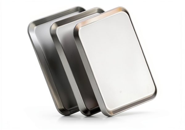 Stainless Steel Tray 3PCS 8"x10.5"x1" Dental by LANIAKEA-0