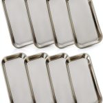 Surgical Tray 8PCS 8.6x4.7x0.8 Stainless Steel Professional by Acrux7-0