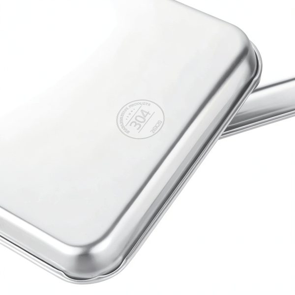 Stainless Steel Tray 3PCS 8"x10.5"x1" Dental by LANIAKEA-2