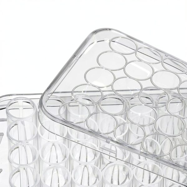 48 Holes Disposable Serving Tray TEHAUX Ceramic Well Plate Size 2-8