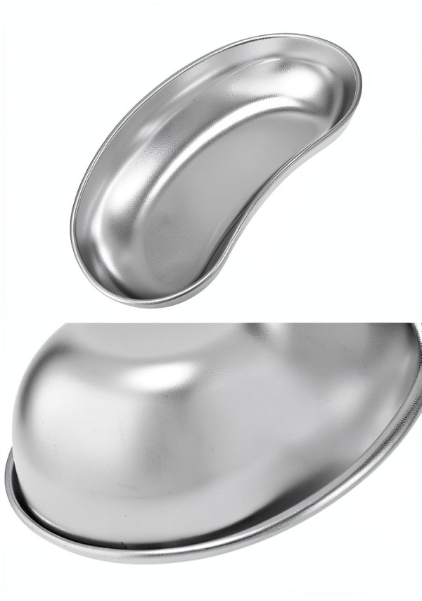 Stainless Steel Kidney Tray by QWORK – 7" Lab Dish, 4‑Piece Set-4
