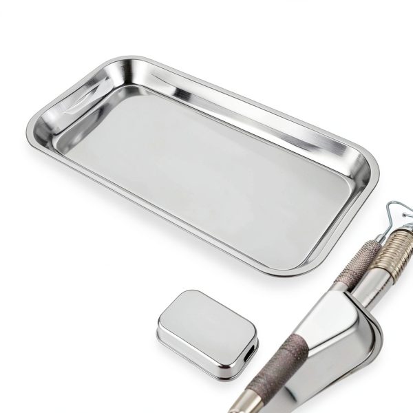 Surgical Tray 8PCS 8.6x4.7x0.8 Stainless Steel Professional by Acrux7-3