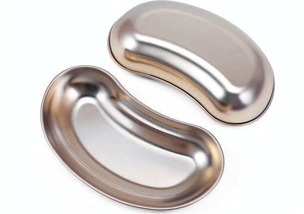 Stainless Steel Kidney Tray by QWORK – 7" Lab Dish, 4‑Piece Set-2