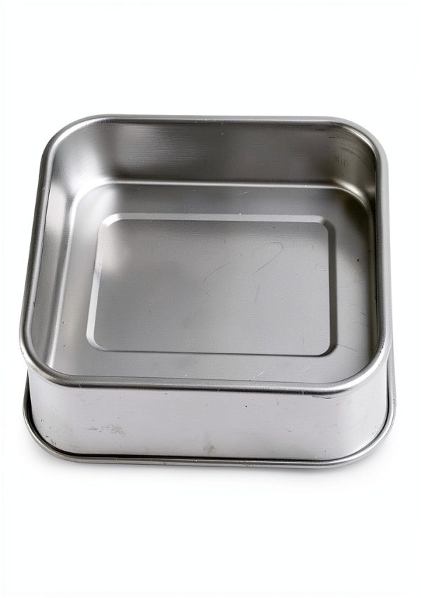 Medical Stainless Steel Tray Singring with Lid and Handle 11.8x7.8-1