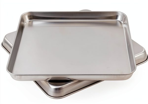 Square Stainless Steel Surgical Tray 12x12 – Biugaaufai 2 Pack-0
