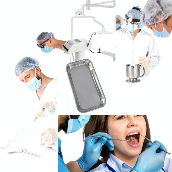 Surgical Tray 8PCS 8.6x4.7x0.8 Stainless Steel Professional by Acrux7-6