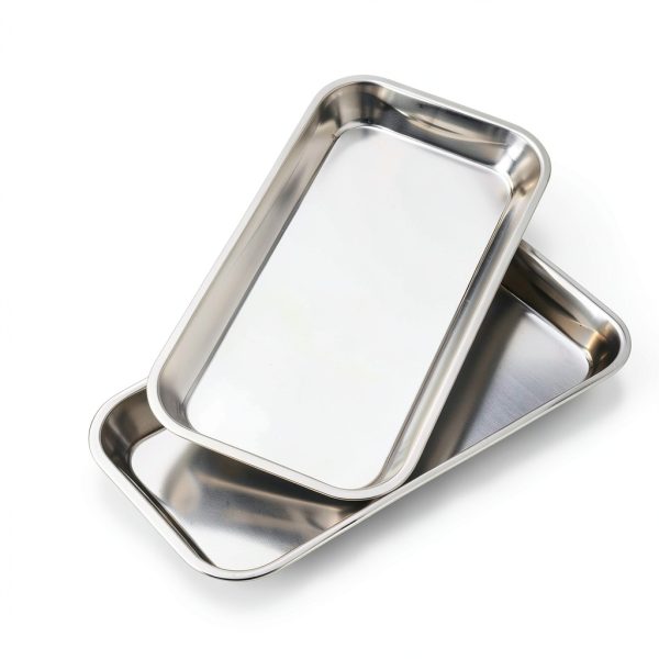 Stainless Steel Surgical Tray 20 Pack Biugaaufai 8.86x4.72in-3